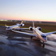 Illustration for article titled New Gulfstream jets flight deck looks like a sci-fi spaceship cockpit